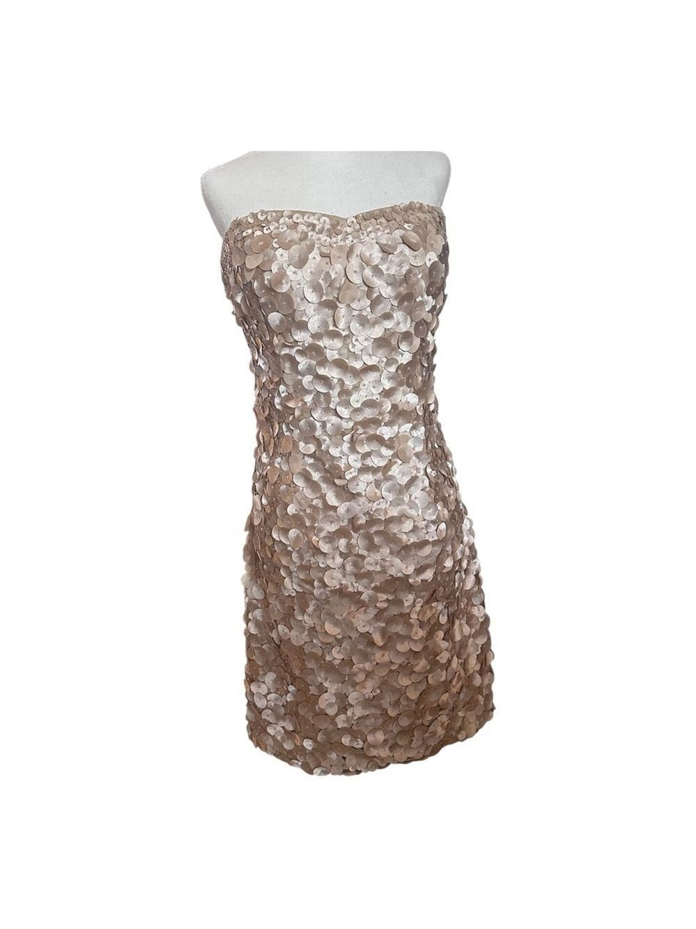 ADRIANNA PAPELL Strapless Cocktail Dress,   Prom Dress, Wedding Sz 10